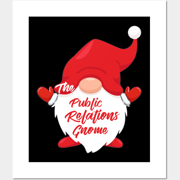 The Public Relations Gnome Matching Family Christmas Pajama Wall Art by Penda